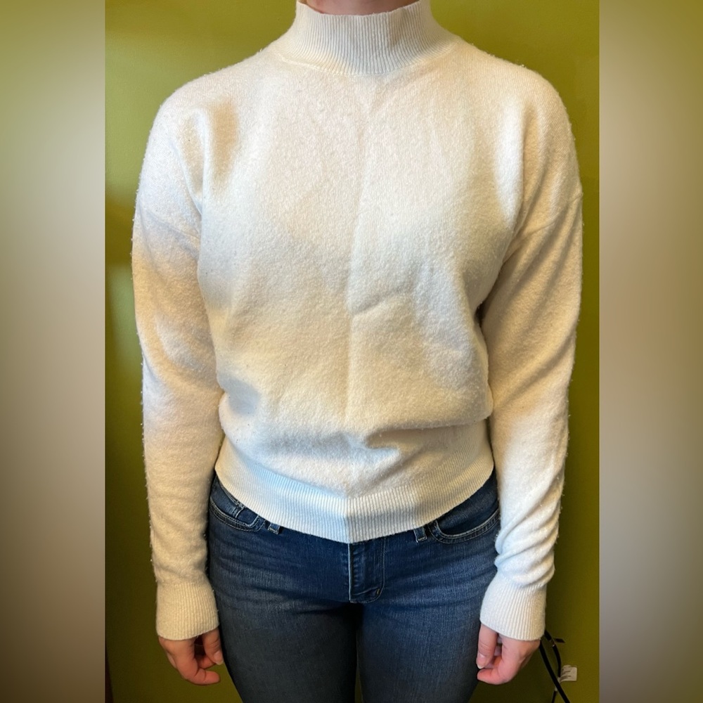 Ann Taylor white wool sweater
